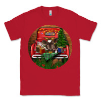 Red Baby Cow Christmas Classic Tee - RanaPortraitStore