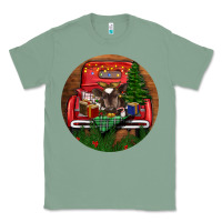 Sage Baby Cow Christmas Classic Tee - RanaPortraitStore