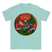 Seafoam Baby Cow Christmas Classic Tee - RanaPortraitStore