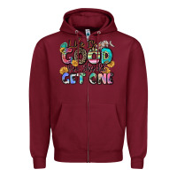 Burgundy life is good you should get one Zipper Hoodie - Zillion Design Studio