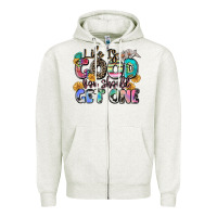 Oatmeal Heather life is good you should get one Zipper Hoodie - Zillion Design Studio