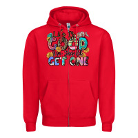 Red life is good you should get one Zipper Hoodie - Zillion Design Studio