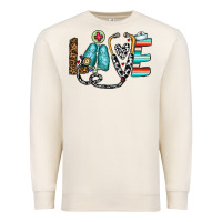 Sandshell love nurse Premium Sweatshirt - CowhideDigitalArt
