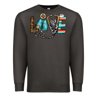 Smoke love nurse Premium Sweatshirt - CowhideDigitalArt