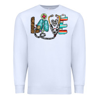 White love nurse Premium Sweatshirt - CowhideDigitalArt