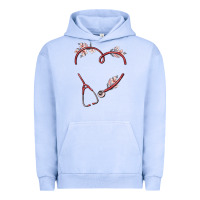 Pigment Grape Ice custom heart stethoscope Urban Hoodie - MaliasSmallBusiness