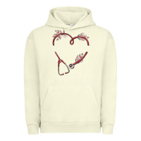 Pigment Pistachio custom heart stethoscope Urban Hoodie - MaliasSmallBusiness