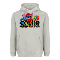 Moon Dust color outside the lines autism stitch Heavyweight Hoodie - Zillion Design Studio