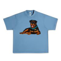 Pebble Blue rottweiler Urban Heavy Tee - Artiststas