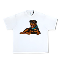 White rottweiler Urban Heavy Tee - Artiststas