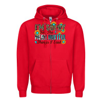 Red i'm sorry for the mean hurtful things i said Zipper Hoodie - Zillion Design Studio