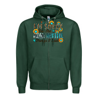 Sports Green i'm sorry for the mean hurtful things i said Zipper Hoodie - Zillion Design Studio