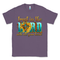 Lavender trust in the lord with all your heart Classic Tee - texasbilliewilder