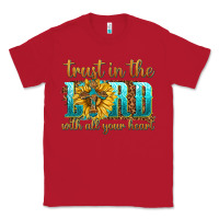 Red trust in the lord with all your heart Classic Tee - texasbilliewilder
