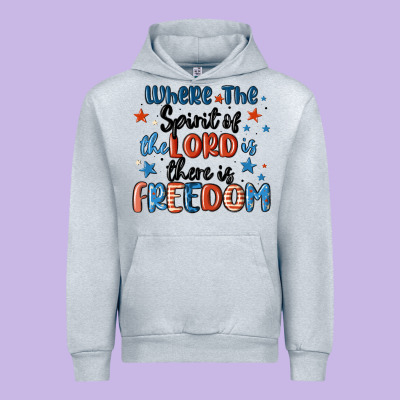 Where The Spirit Of The Lord Is There Is Freedom Urban Hoodie Designed By Maliassmallbusiness