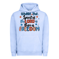 Pigment Grape Ice where the spirit of the lord is there is freedom Urban Hoodie - MaliasSmallBusiness