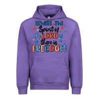 Tulip where the spirit of the lord is there is freedom Urban Hoodie - MaliasSmallBusiness