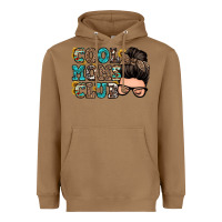 Toasted Coconut cool moms club messy bun Heavyweight Hoodie - Zillion Design Studio