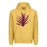 Antique Gold Pink Cordyline Premium Hoodie - LillyAllenDesigns