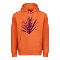 Carrot Pink Cordyline Premium Hoodie - LillyAllenDesigns