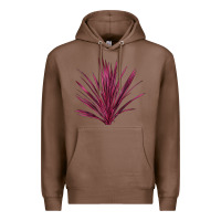 Chestnut Pink Cordyline Premium Hoodie - LillyAllenDesigns