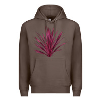Coffee Pink Cordyline Premium Hoodie - LillyAllenDesigns