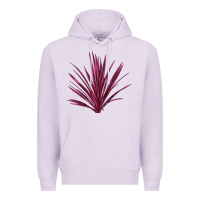 Lilac Pink Cordyline Premium Hoodie - LillyAllenDesigns
