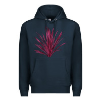 Navy Pink Cordyline Premium Hoodie - LillyAllenDesigns