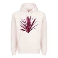 Pale Pink Pink Cordyline Premium Hoodie - LillyAllenDesigns