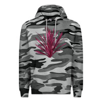 Slate Camo Pink Cordyline Premium Hoodie - LillyAllenDesigns
