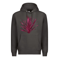 Smoke Pink Cordyline Premium Hoodie - LillyAllenDesigns