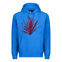 True Royal Pink Cordyline Premium Hoodie - LillyAllenDesigns