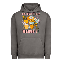 Pigment Tornado she works hard for the honey Urban Hoodie - MaliasSmallBusiness