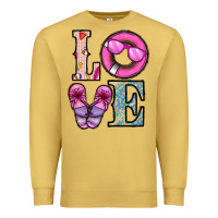 Antique Gold love summer Premium Sweatshirt - CowhideDigitalArt