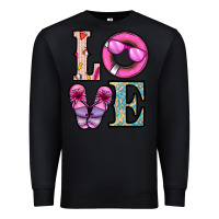 Black love summer Premium Sweatshirt - CowhideDigitalArt