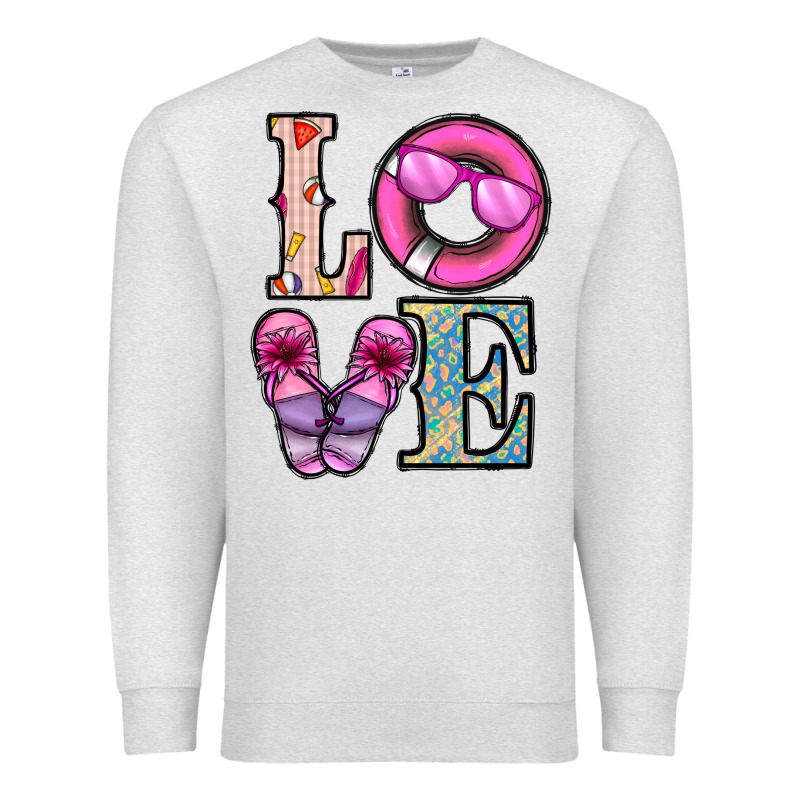 Love Summer Premium Sweatshirt by CowhideDigitalArt | Teevron