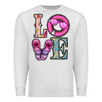 Oatmeal Heather love summer Premium Sweatshirt - CowhideDigitalArt