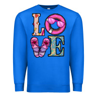 True Royal love summer Premium Sweatshirt - CowhideDigitalArt