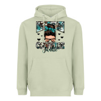 Matcha cowhide junkie messy bun Heavyweight Hoodie - Zillion Design Studio
