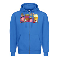 True Royal boss lady coffee cups with money Zipper Hoodie - texasbilliewilder