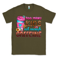 Army Green too many kids not enough caffeine Classic Tee - Zillion Design Studio