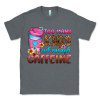 Charcoal Heather too many kids not enough caffeine Classic Tee - Zillion Design Studio