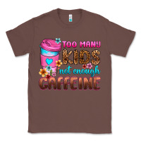 Chestnut too many kids not enough caffeine Classic Tee - Zillion Design Studio