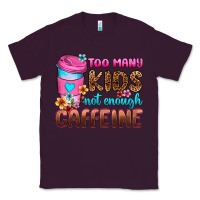 Plum too many kids not enough caffeine Classic Tee - Zillion Design Studio