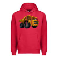 Cardinal Dump Truck Premium Hoodie - LillyAllenDesigns