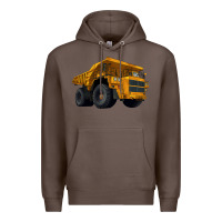 Coffee Dump Truck Premium Hoodie - LillyAllenDesigns