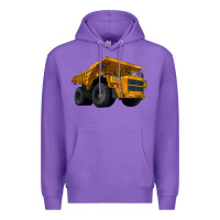 Purple Dump Truck Premium Hoodie - LillyAllenDesigns