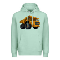 Seafoam Dump Truck Premium Hoodie - LillyAllenDesigns