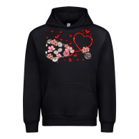 Black valentine's day stethoscope Urban Hoodie - MaliasSmallBusiness