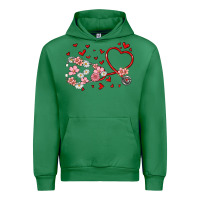 Emerald valentine's day stethoscope Urban Hoodie - MaliasSmallBusiness